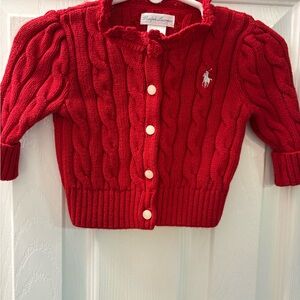Ralph Lauren Vibrant Red Knit Sweater
